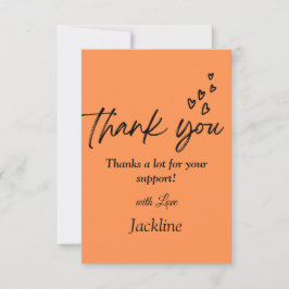 Cartões de agradecimentos Sensível