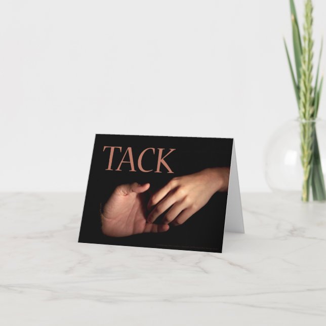 Cartões de agradecimentos sueco (Frente)