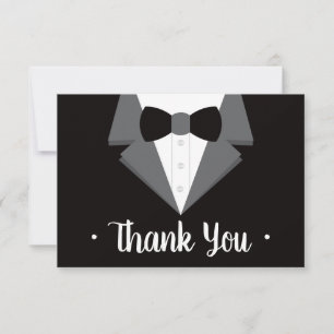 Cartões de agradecimentos Tuxedo, Torre Preta