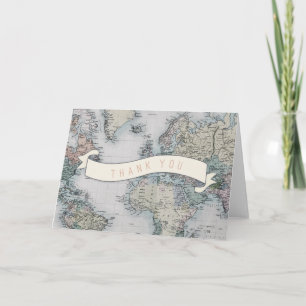 Cartões de agradecimentos viagem