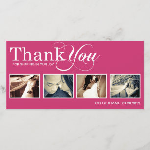 CARTÕES DE AGRADECIMENTOS WEDDING MODERNOS