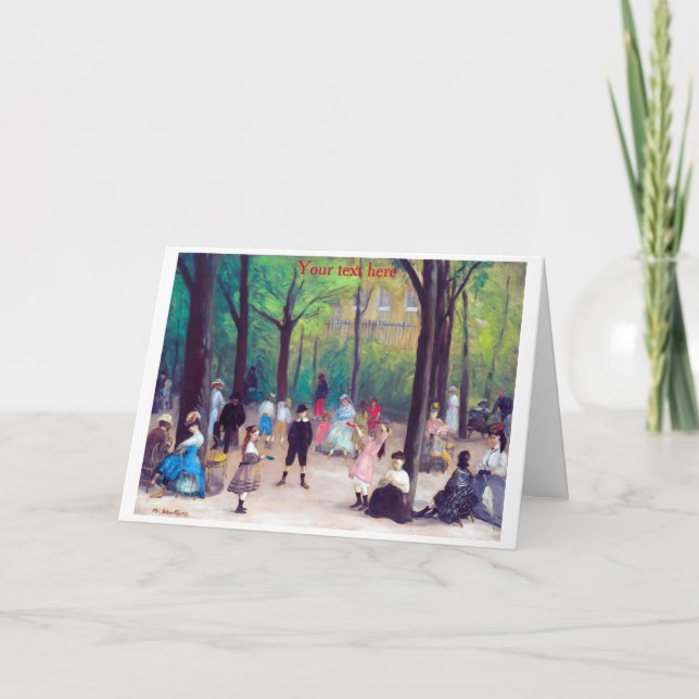 Cartões de agradecimentos William James Glackens (Frente)