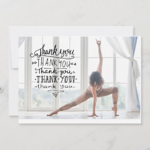 Cartões de agradecimentos Yoga