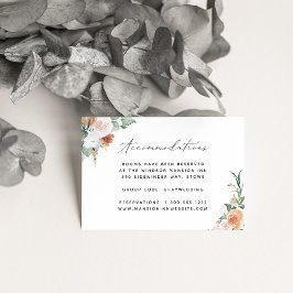 Cartões de alojamento de Hotel Boho Blooms