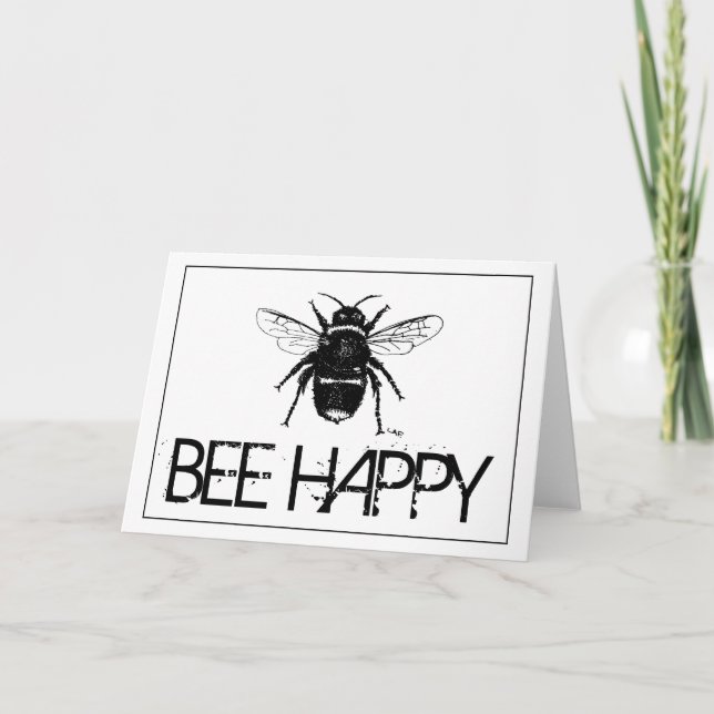 cartões de amizade bumblebee saudação moça (Frente)