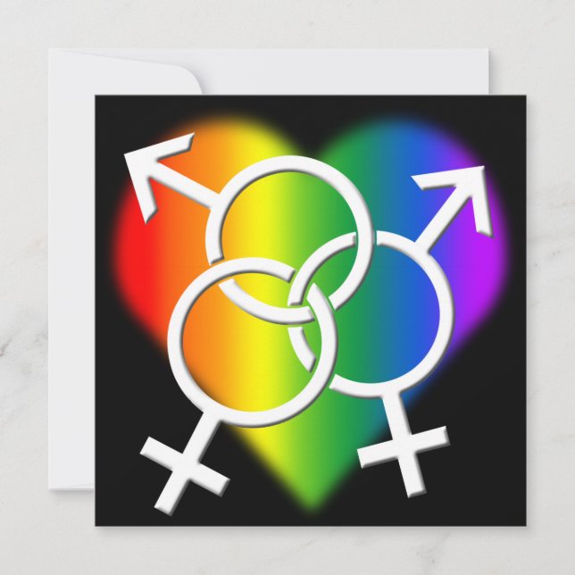 Cartões de amor do mesmo sexo para Convites de fes (Frente)