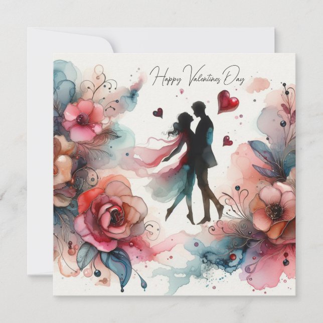 Cartões de Amor Feliz Dia dos Namorados (Frente)