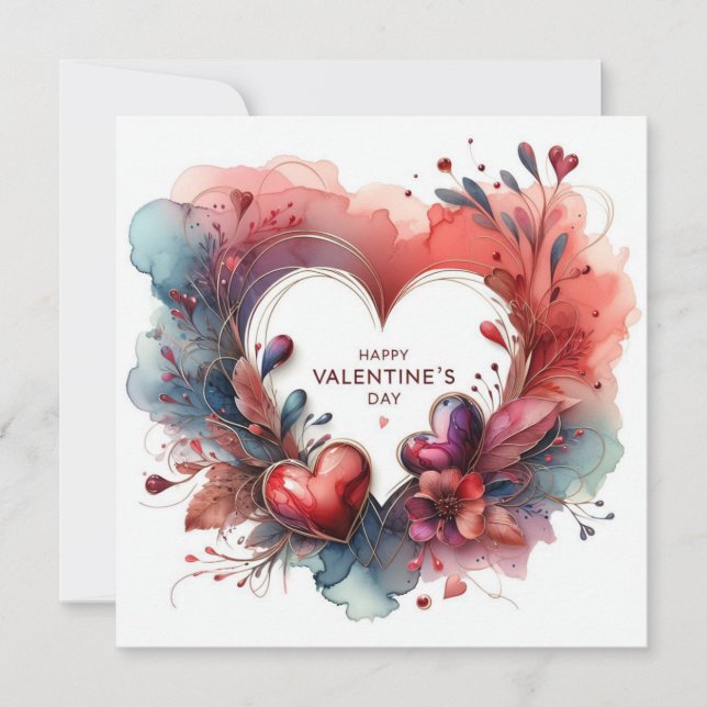 Cartões de Amor Feliz Dia dos Namorados (Frente)