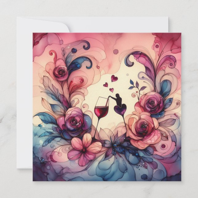 Cartões de Amor Feliz Dia dos Namorados (Frente)