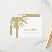 Cartões de anexo para casamento íntimo na praia