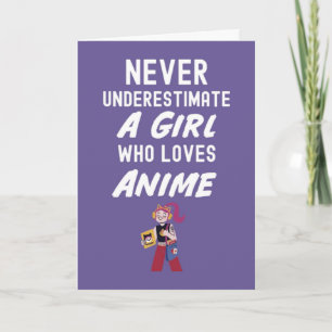 Cartões de Anime Rosa Fofos Para Meninas Crianças