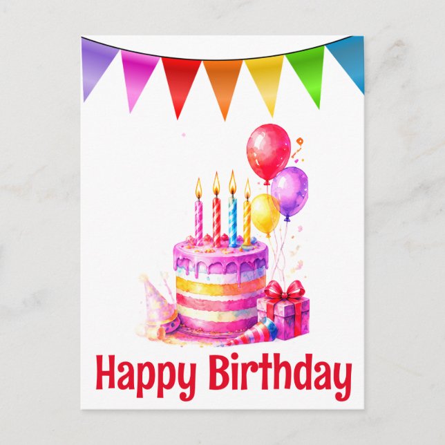 Cartões de aniversário (Frente)