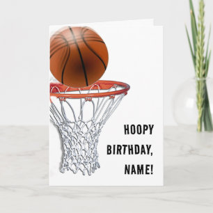 CARTÕES DE ANIVERSÁRIO BASQUETEBOL