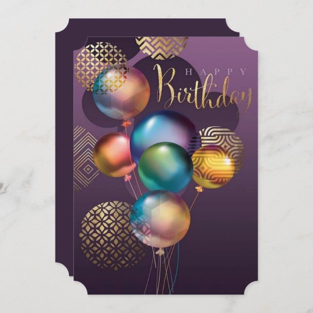 cartões de aniversário de 2022, (Frente/Verso)