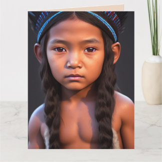 CARTÕES DE ANIVERSÁRIO DE ARTE NATIVA INDIANA NATI