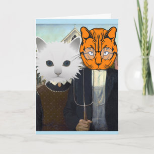 CARTÕES DE ANIVERSÁRIO DE CASAMENTO DE GATO ENGRAÇ