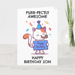 cartões de aniversário de gatinhos engraçados