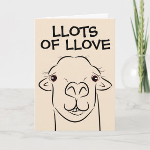 CARTÕES DE ANIVERSÁRIO DE LLAMA