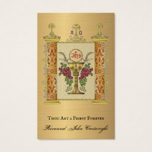 CARTÕES DE ANIVERSÁRIO DE ORDENAÇÃO DE PADRE C