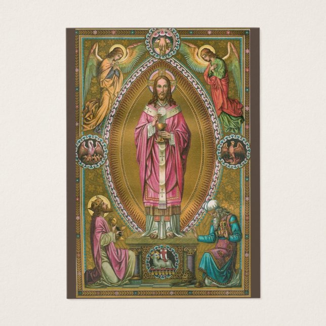 CARTÕES DE ANIVERSÁRIO DE ORDENAÇÃO DE PADRE CATÓL (Frente)