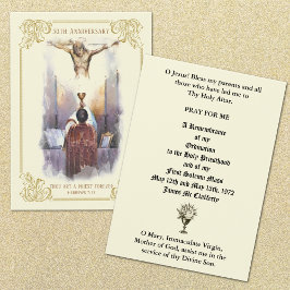 CARTÕES DE ANIVERSÁRIO DE ORDENAÇÃO DE PADRE CATÓL