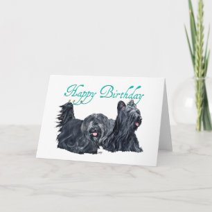 Cartões de Aniversário de Skye Terrier