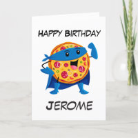 Cartões de aniversário de super-heróis para crianç