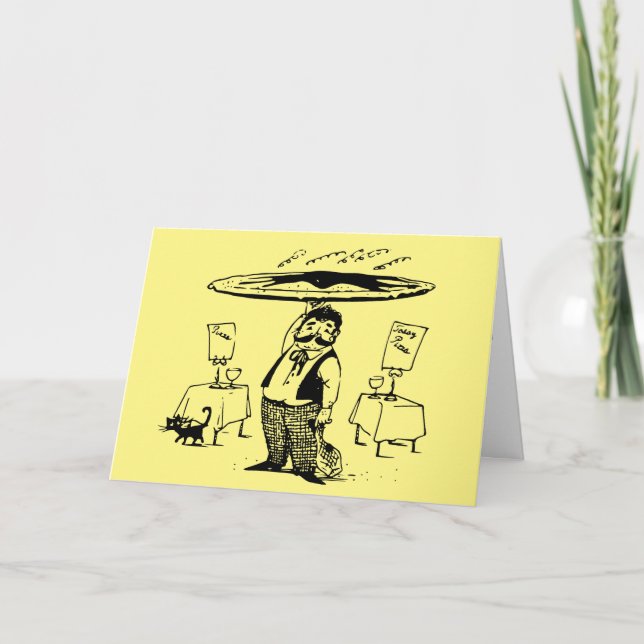 CARTÕES DE ANIVERSÁRIO DO AMOR PIZZA (Frente)