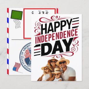 Cartões de Aniversário do Dia da Independência Per