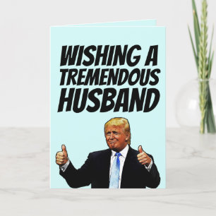 CARTÕES DE ANIVERSÁRIO DO MARIDO DE TRUMP DONALD