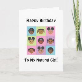 Cartões de Aniversário do Me Natural por Designs M