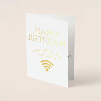 Cartões de aniversário engraçados