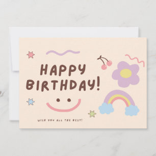 Cartões de aniversário engraçados para crianças