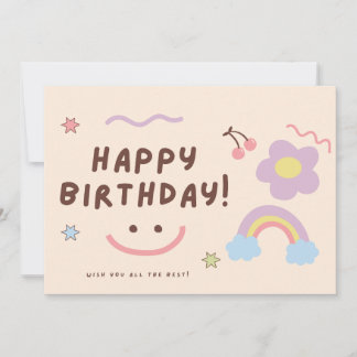 Cartões de aniversário engraçados para crianças