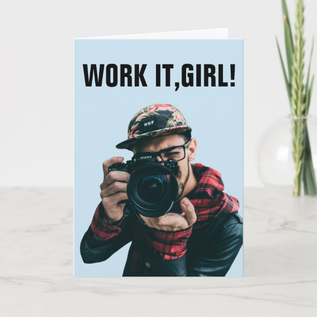 CARTÕES DE ANIVERSÁRIO ENGRAÇADOS PARA ELA, PAPARA (Frente)