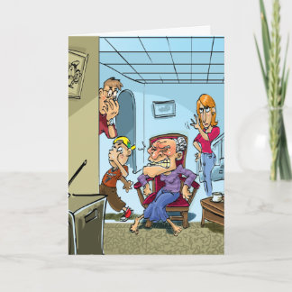 Cartões de aniversário engraçados - tombadilho