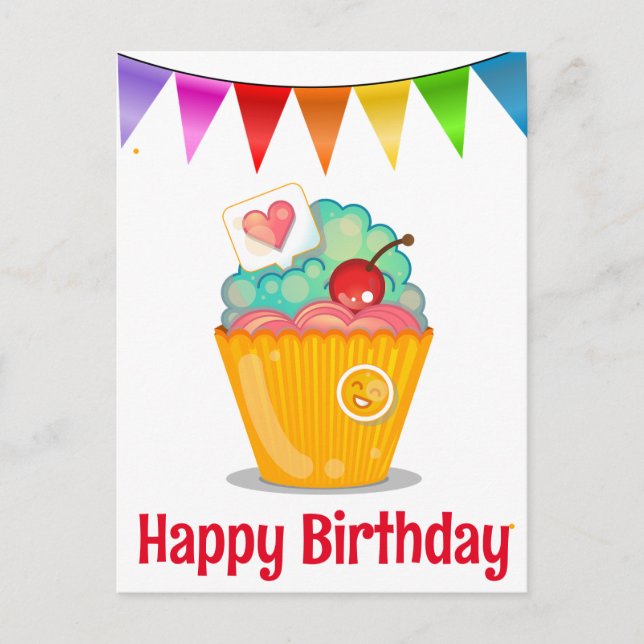 Cartões de aniversário felizes (Frente)