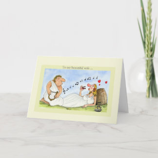 Cartões De Aniversário Felizes Para Vinho De Músic