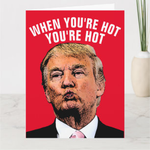 CARTÕES DE ANIVERSÁRIO GIANT ROMÂNTICO DONALD TRUM