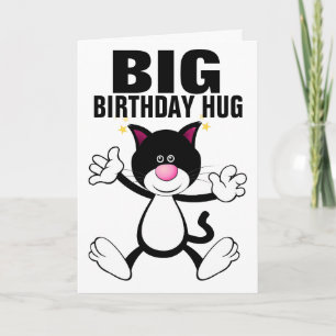 CARTÕES DE ANIVERSÁRIO GIGANTE CAT HUG