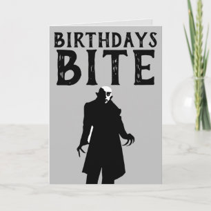 CARTÕES DE ANIVERSÁRIO GÓTICOS, DRACULA NOSFERATU