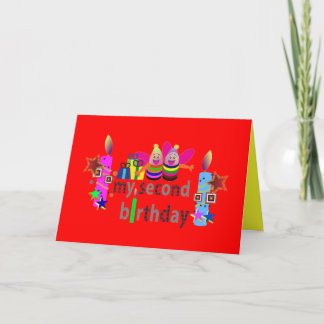 Cartões de aniversário para animais: Segundo anive