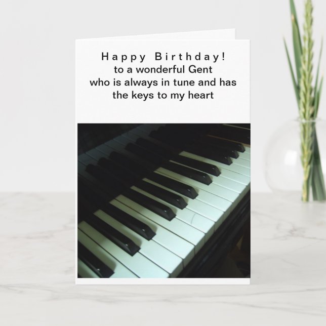 Cartões de aniversário para homens (Frente)