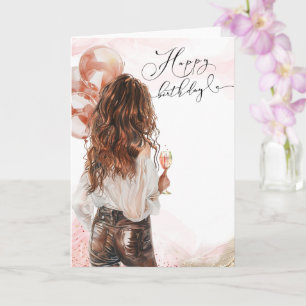 Cartões de Aniversário para Mulher Moderna