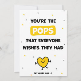 Cartões de Aniversário para Pops Fofo da Filha ou 