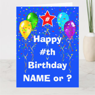 Cartões de Aniversário Personalizados por AGE, Gra
