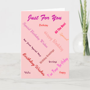cartões de aniversários do design de texto em se