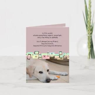 Cartões de aniversários Labrador Amarelos