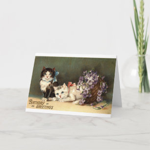 cartões de aniversários Repro Vintage 1910