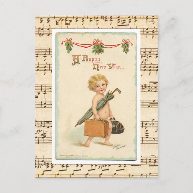 Cartões de Ano Novo Feliz (Frente)